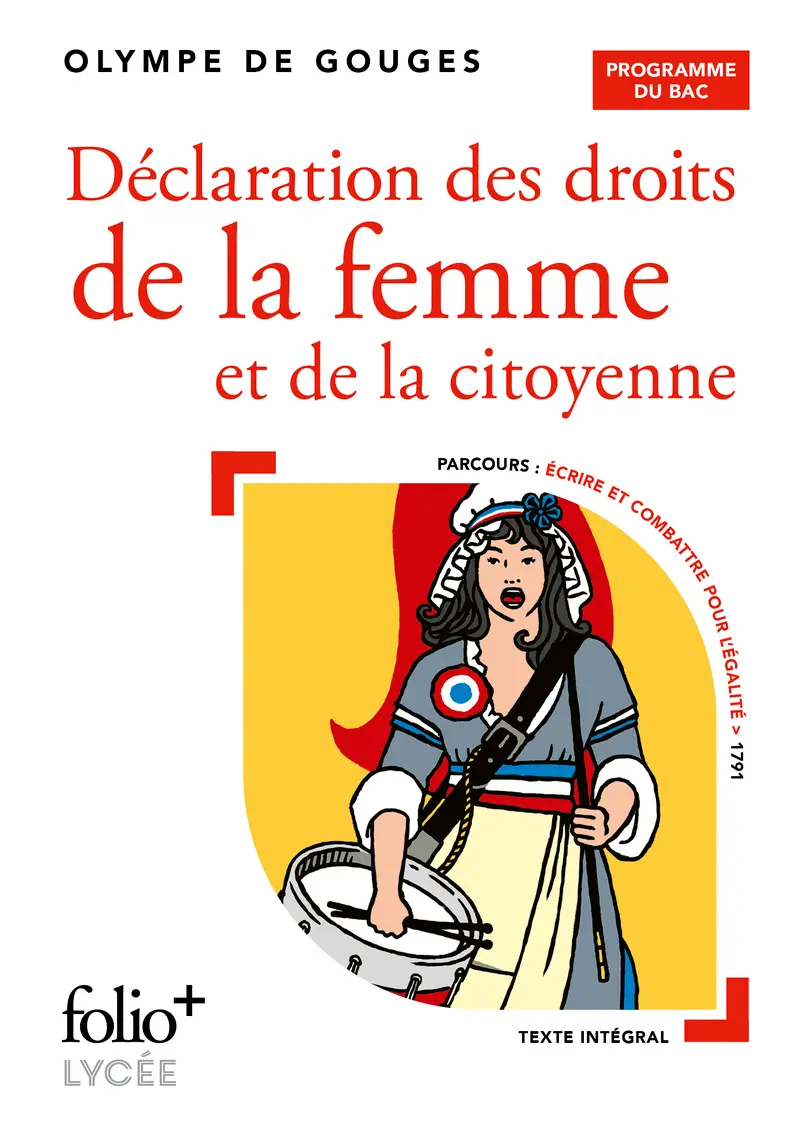 Déclaration des droits de la femme et de la citoyenne - Bac 2024 - Olympe de Gouges