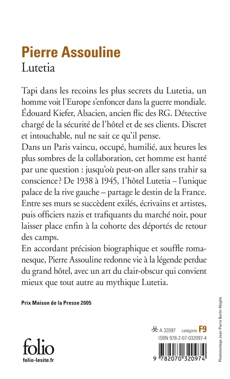 Lutetia - Pierre Assouline