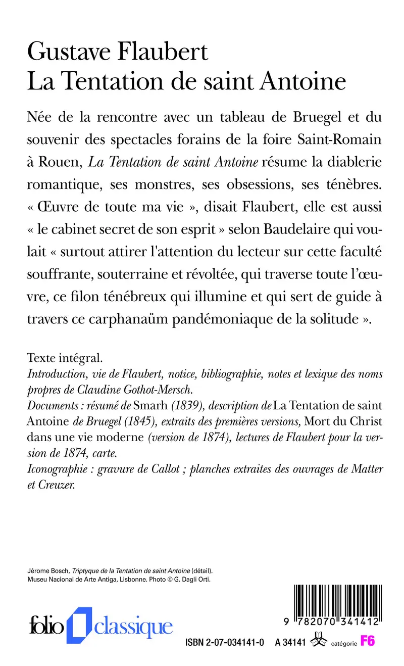 La Tentation de saint Antoine - Gustave Flaubert