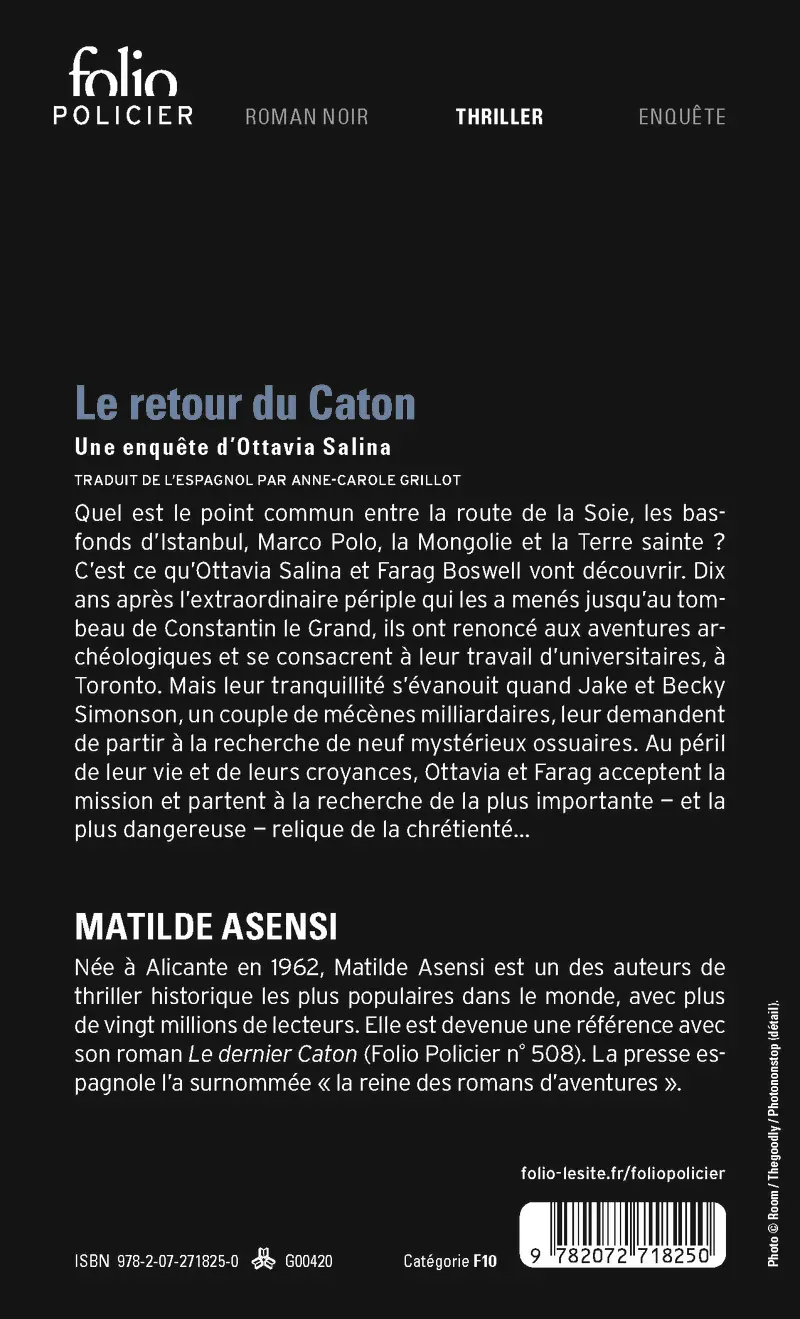 Le retour du Caton - Matilde Asensi