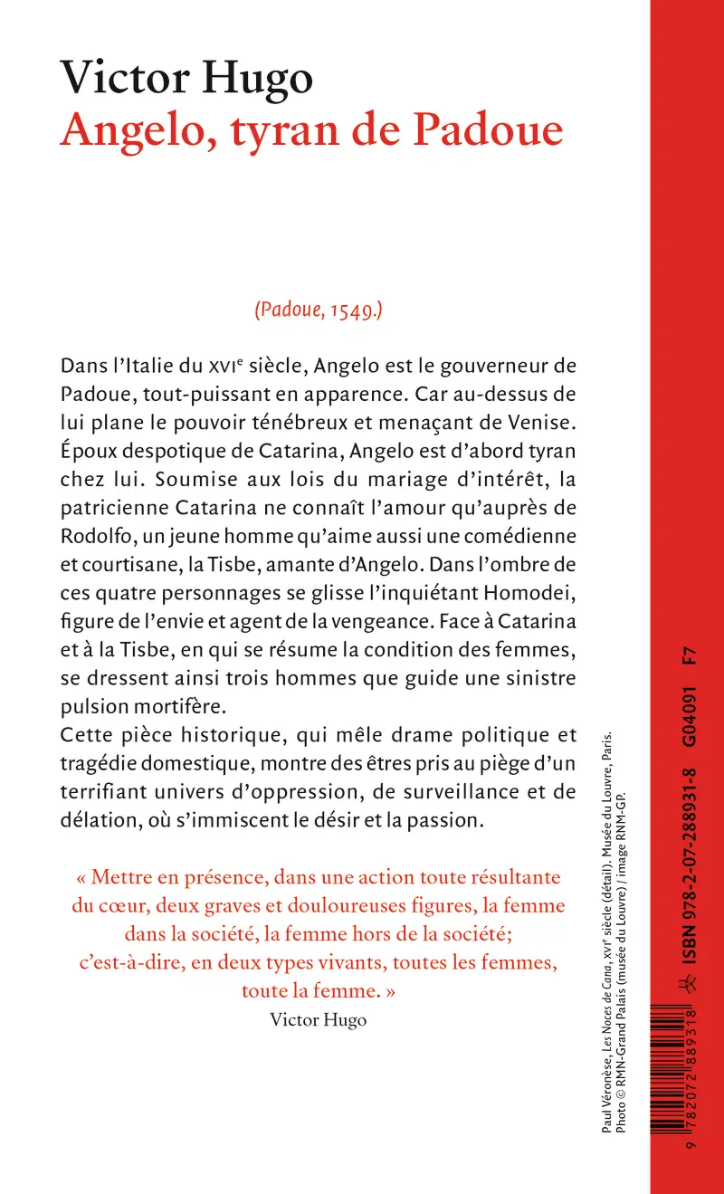 Angelo, tyran de Padoue - Victor Hugo