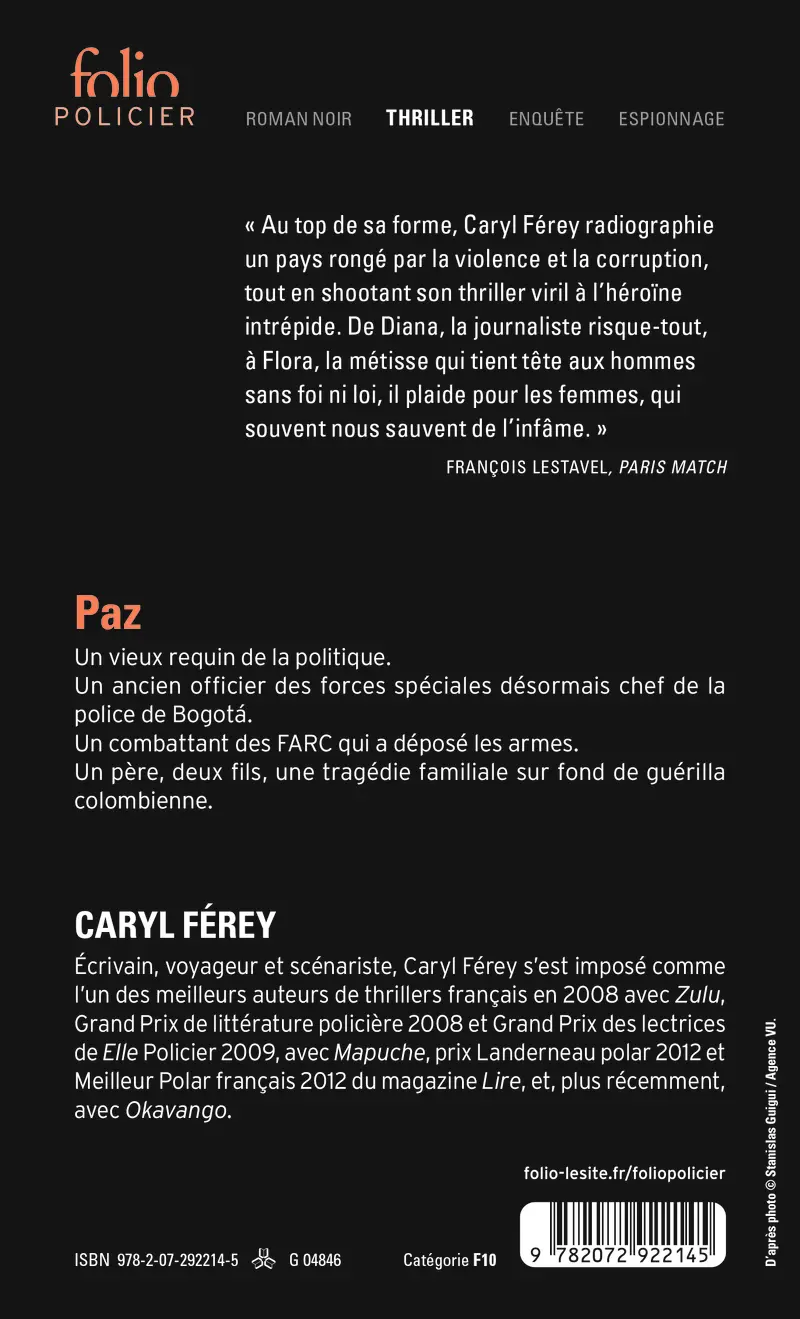 Paz - Caryl Férey
