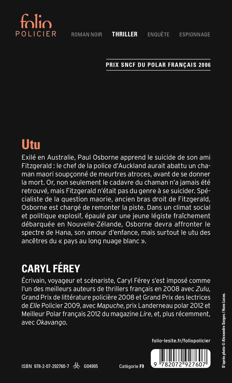 Utu - Caryl Férey